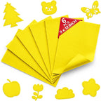 Yellow Soft Felt Sheets for Crafts, 1.6mm Thick, Kids' Crafts, DIY Projects by Grainear