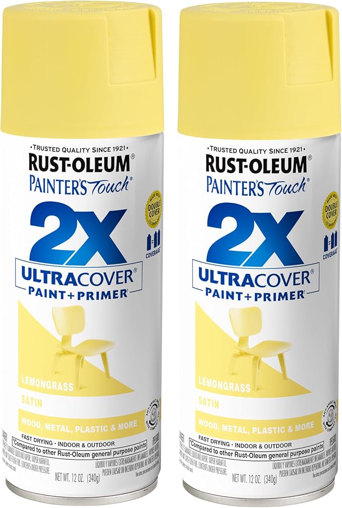 Rust-Oleum 334081-2PK Painter's Touch 2X Ultra Cover Spray Paint, 12 oz by Rust-Oleum