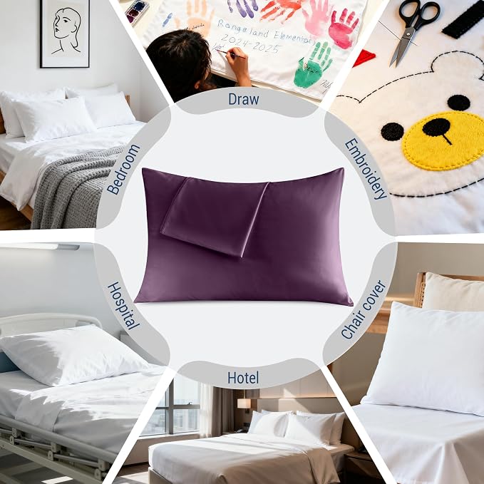Pillowcases Standard 12 Pack, 20x26 Pillow Cases - Image 6