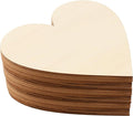 HOIGON 30 PCS 8 Inch Large Wooden Hearts, 1/8 Inch Thick Unfinished Wood Heart by HOIGON