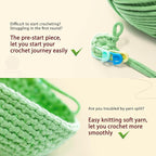 CrochetBox Crochet Kit for Beginner, Highland Cow and Cow Learn How to Crochet - Image 6