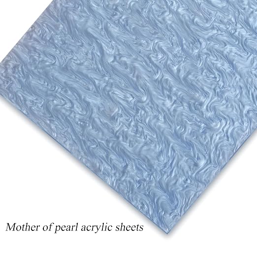 TOEPODO Pearlescent Ripple Cast Acrylic Sheets 1/8 Thick Marble Acrylic Sheets - Image 2