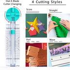 Paper Trimmer Craft Paper Cutter: 4 Style Multi-Function Scrapbooking Tool - Image 2