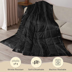 downluxe Weighted Blanket Queen Size, 15 lb Weighted Blanket - Image 6