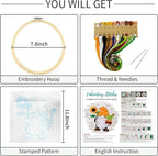 Nuberlic Sunflower Embroidery Kit - Image 2