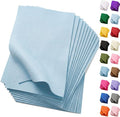 Soft Light Blue Felt Fabric Sheets by FANOMMI