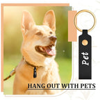 Wavyknot 50 Pcs PU Leather Keychain Blanks Bulk Laser Engraving Blanks Keychain - Image 7