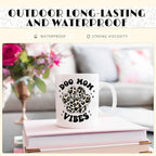 Tintnut Black White Leopard Permanent Vinyl 8 Sheets 12x10in Adhesive Vinyl | - Image 6