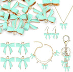 Bow Charms for Bracelet Jewelry Making Cute Bracelet Charms | 18Pcs, Bow Charms by Unknown