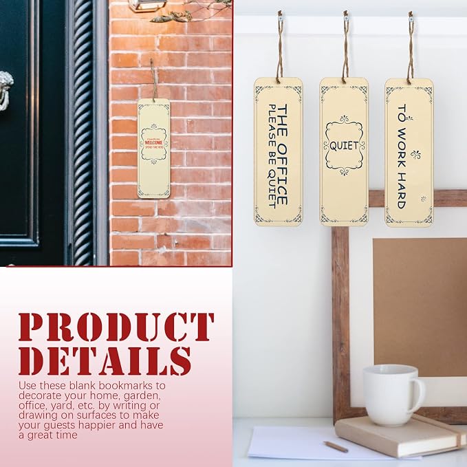 100 Sets 6 x 2 Inch Large Size Wooden Bookmarks - Image 6