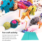 Jtnohx Craft Felt, 1 Square Yard Felt Fabric, 1.4mm Thickness Soft Flexible - Image 7