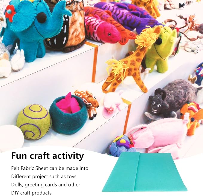 Jtnohx Craft Felt, 1 Square Yard Felt Fabric, 1.4mm Thickness Soft Flexible - Image 7