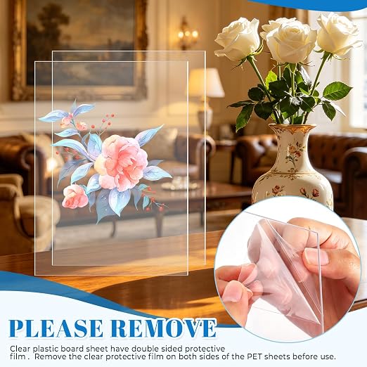 TKOnline 30 PCS Plexiglass Sheets, Invitations, Poster Frames Plastic Board - Image 4