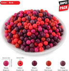 300Pcs Silicone Beads 9mm Mix Color, Bulk Silicone Beads 9mm - Image 2