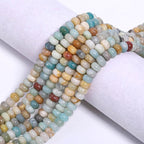 Songxi 5x8mm Natural Amazonite Stone Rondelle Beads, Gemstone - Image 4