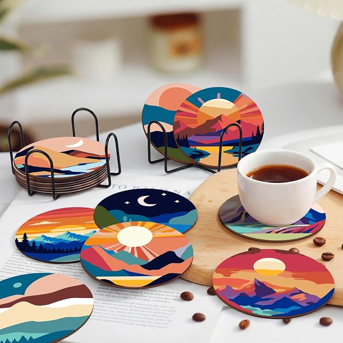 Reallnaive 16 Pcs Mountain Paint by Numbers Kit - Image 4