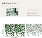 Original Hand Drawn Stained Glass Window Cling Haing Plants，Double Sided - Image 2