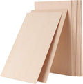 HAKZEON 10 Pack Basswood Sheets, 1.5mm Thin Natural Basswood Blanks by HAKZEON
