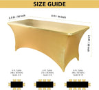 2-Pack 8ft Spandex Table Covers - Image 4