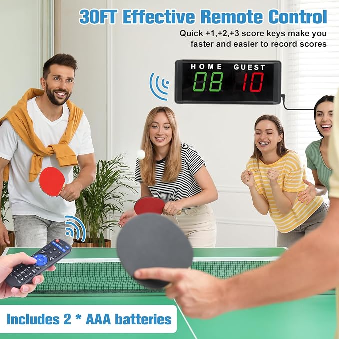 Samshow LED Electronic Scoreboard Digital Score Keeper - Image 4