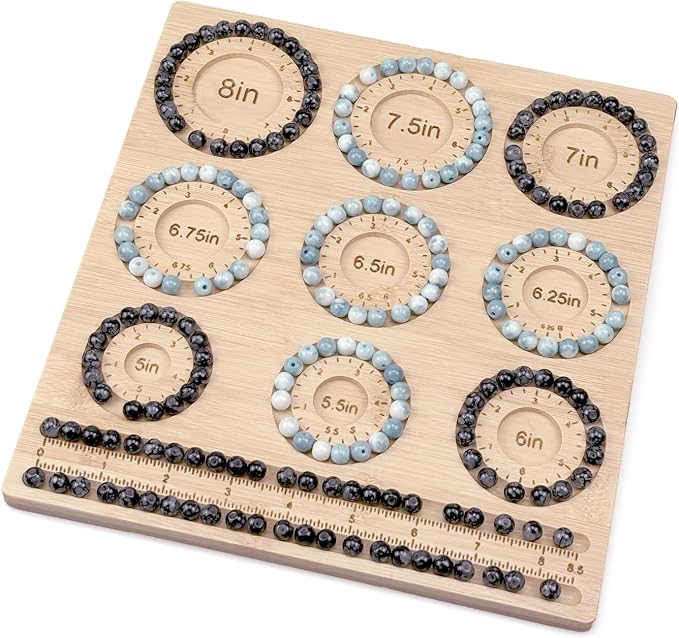 Petoysoso Bead Boards for Jewelry Making, Bamboo Beading Board for Jewelry - Image 4