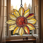 Sunflower Acrylic Suncatcher Window Hanging Floral Window Decor Garden Gift - Image 2