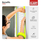 DEART Colored Masking Painters Labeling Tape Masking Tape 1 inch Color Painter - Image 4