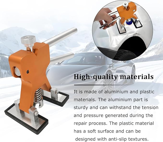 Zpana 18PCS/Set Car Dent Puller Kit, Paintless Vehicle Remover Pull Tools - Image 5