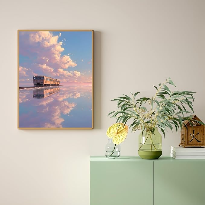 GXGLLPZBY Painting by Numbers for Adults Beginner, Colorful Sky Strain - Image 4