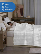 YnM Cooling Weighted Blanket for Adults, 15lbs Heavy Bed Throw for One Person - Image 5