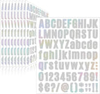 Letter Stickers, Mailbox Numbers, 1 Inch Waterproof Vinyl Alphabet | 1 Inch by Llewyn