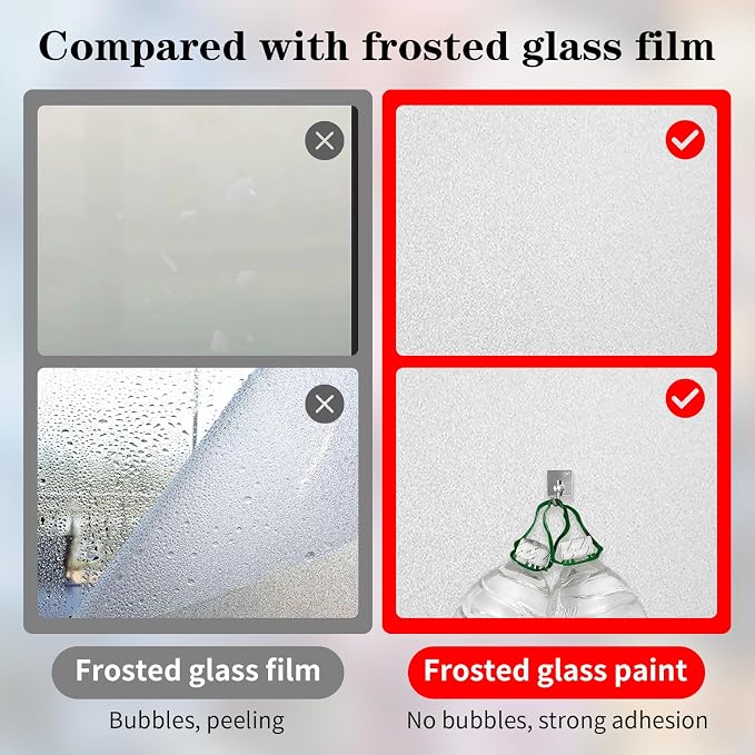 Frosted Glass Paint Kit - 16OZ Privacy Glass Paint - Image 5