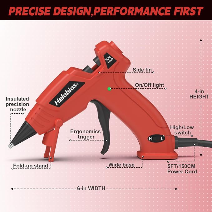 Halobios Mini Dual Temp Hot Glue Gun - Image 6