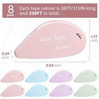Secopad 8 Pack Scrapbook Tape, Double Sided Tape - Image 2