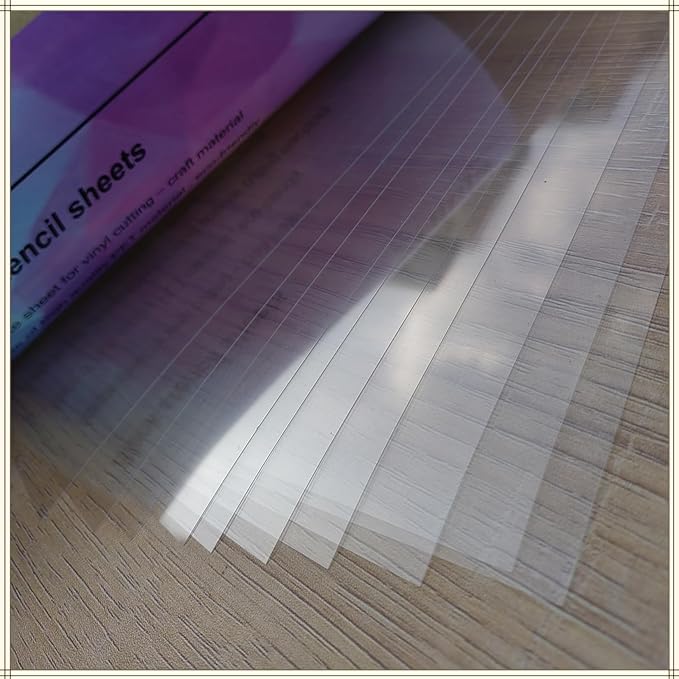 Clear Craft Plastic Sheets, Blank Stencil 18" x 48" 5 Strong and Flexible - Image 5