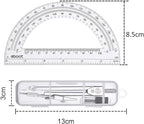 Drawing Compass and 6 Inch Protractor, Student Geometry Math Set - Image 2