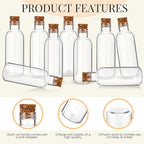 Lounsweer 50 Pack 2 oz Clear Plastic Sand Art Bottles - Image 4