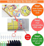 KYOQFVN Halloween Stamped Cross Stitch Kits - Image 3