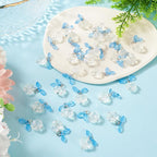 FASHEWELRY 30pcs Crystal Glass Flower Pendants - Image 7