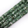 Natural Stone Heishi Beads for Necklace Making, 4 mm x 2 mm Small Flat Round by YUGDRUZY
