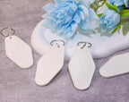 8PCS Motel Keychain Blank Hotel Key Tags Holder - Image 3
