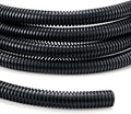 1/4 inch 10ft Wire Loom, Outdoor Cord Protector, Flexible Wire Conduit by YCLYC