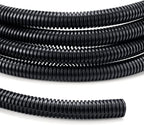 1/4 inch 10ft Wire Loom, Outdoor Cord Protector, Flexible Wire Conduit by YCLYC