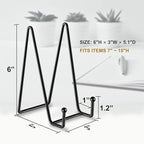 Hoewina 10 Pack 6 Inch Plate Stands - Image 2