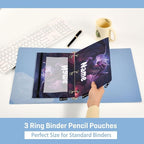 Custom Dragon Purple Pencil Pouch - Image 4