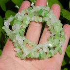 200 Pcs Crystal Chip Beads for Jewelry Making 5-8mm Green Wave Agate | Natural - Image 4
