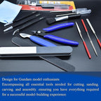Gundam Model Tools Kit, Screwdriver, Polishing Strip, Blades - Image 6