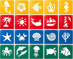 20 PCS Ocean Creatures Stencils - Image 2
