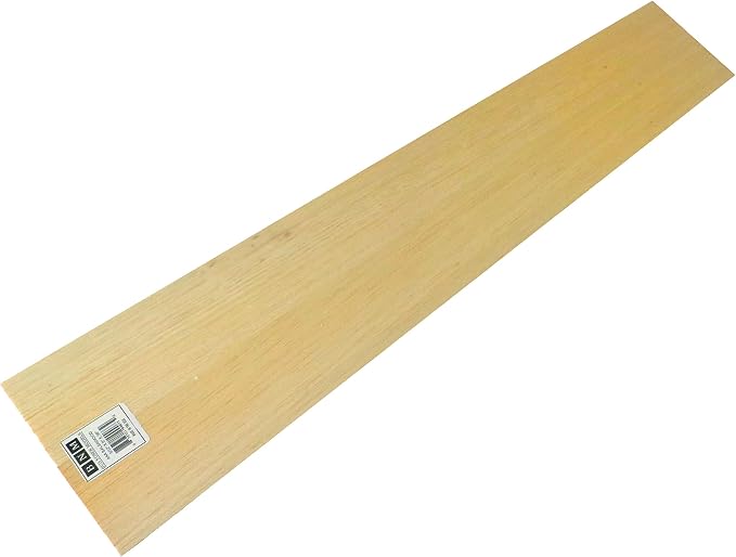 Balsa Wood 3/32 X 6 X 36in by Unknown