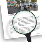 Large Magnifying Glass 5X Handheld Reading Magnifier - Image 3